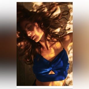 Knotted top with chain straps M